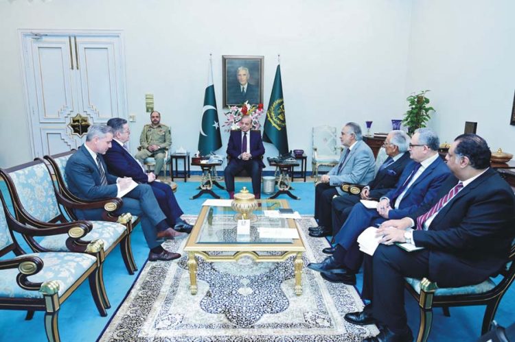 Islamabad: Ambassador of the Republic of France Amb. Nicolas Galey calls on Prime Minister Muhammad Shehbaz Sharif on 3 April 2024.