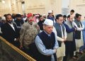 Madinah Munawarah: Prime Minister Muhammad Shehbaz Sharif offers prayers at Masjid-e-Nabvi on 6 April 2024.