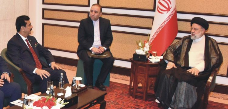 Chairman Senate meets Iranian President, reinforcing strong bilateral ties and collaboration on regional issues
