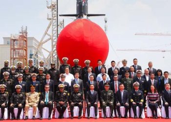 Launching Ceremony of Pakistan Navy’s 1st Hangor class submarine held in China