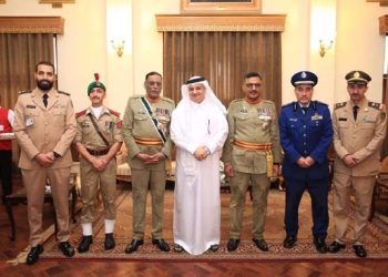 Saudi Ambassador to Pakistan Ambassador Nawaf attended the graduation ceremony of Saudi students from Pakistan Military Academy along with the students’ parents