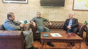 Interior Minister Syed Mohsin Raza Naqvi visited CDA headquarters