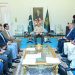 A delegation of MQM Pakistan led by Chairman Dr Khalid Maqbool Siddiqui calls on Prime Minister Muhammad Shehbaz Sharif in Islamabad on 30 May 2024.