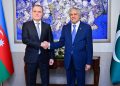 Azerbaijan’s FM arrives at Foreign Office, Islamabad