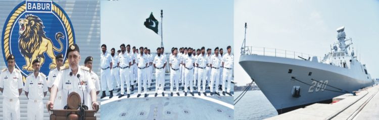 FIRST PN MILGEM CLASS CORVETTE PNS BABUR ARRIVES KARACHI