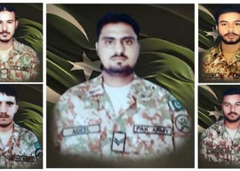 Five soldiers martyred in Kurram IED blast