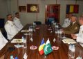 Naval Chief meets Romanian military leadership, delivers lecture at NDU, Romania