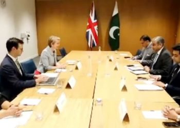 Interior Minister Mohsin Naqvi meets British counterpart, seeks cooperation to combat illegal immigration