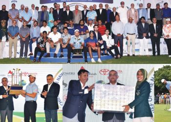 The closing ceremony of the 28th Chief of the Naval Staff Open Golf Championship held in Karachi