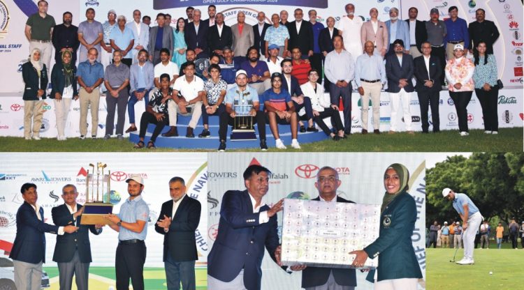The closing ceremony of the 28th Chief of the Naval Staff Open Golf Championship held in Karachi