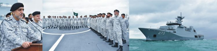 Third offshore patrol vessel  PNS Hunain reached Karachi