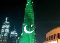 Burj Khalifa lights up to celebrate Pakistan’s Independence Day