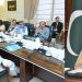 Prime Minister Muhammad Shehbaz Sharif chairs a meeting regarding the closing down of the Public Works Department, in Lahore on August 25, 2024.