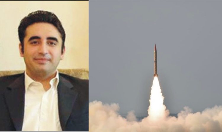 Bilawal Bhutto praises successful test of Shaheen-II ballistic missile