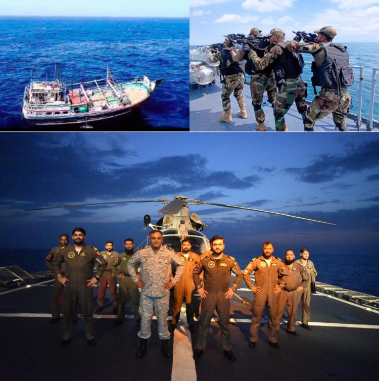 PNS Shamsher is participating in Operation ‘Talon Group One’ during the Regional Maritime Security Patrol