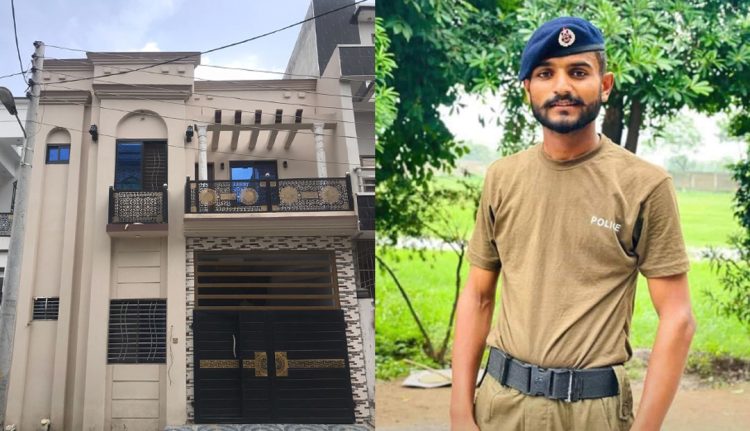 IGP Punjab provided a residential home to another police officer who sacrificed his life in the line of duty.