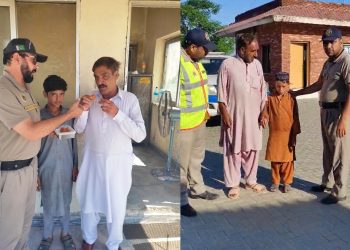 Motorway police reunited two children with their families in different incidents