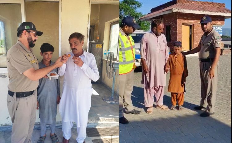 Motorway police reunited two children with their families in different incidents