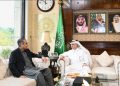 ISLAMABAD: The Ambassador of Khadim Haramain Sharifin to Pakistan, Mr. Nawaf bin Saeed Al-Maliki, received the Federal Minister of Interior and Anti-Narcotics, Mr. Mohsin Raza Naqvi.  During the meeting, pleasant conversation and issues of mutual interest were discussed.