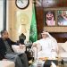 ISLAMABAD: The Ambassador of Khadim Haramain Sharifin to Pakistan, Mr. Nawaf bin Saeed Al-Maliki, received the Federal Minister of Interior and Anti-Narcotics, Mr. Mohsin Raza Naqvi.  During the meeting, pleasant conversation and issues of mutual interest were discussed.