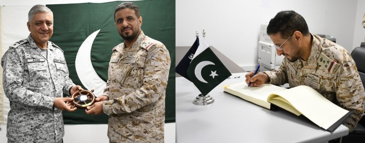 Royal Saudi Naval Forces delegation visits Pakistan Navy LED CTF-150 in Bahrain