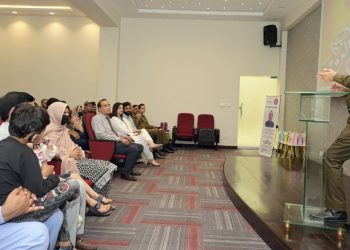 IG Punjab address the Police employees and their children recovering from cochlear implant surgery.