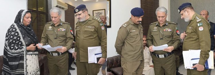 Central Police Office: IG Punjab  met Police Employees and Their Families