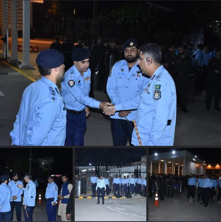 IG Islamabad  visited various duty points in Red Zone