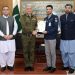IG Punjab Dr. Usman Anwar Honors Christian Communication Officer Nafees Raza serving at Virtual Meesaq Center