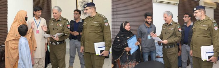 IG Punjab Dr. Usman Anwar met with Police officials and their families