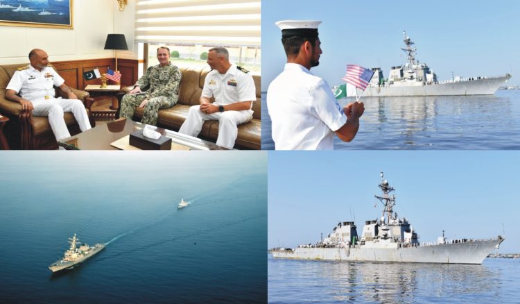 Pakistan and the US Navy conducted bilateral exercises in the Arabian Sea