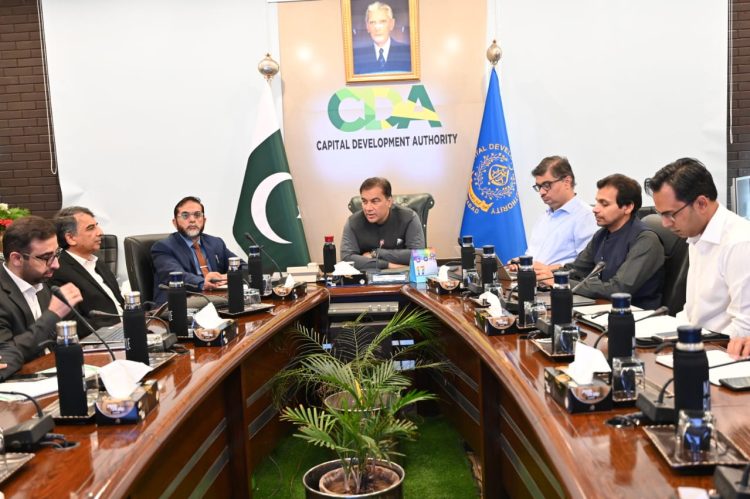 Chairman CDA Reviews Launch of Serena Chowk and F-8 (PTCL Chowk) Interchanges.