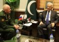 Russian Deputy Defence Minister calls on Khawaja Asif, Secretary Defence Gen Ali