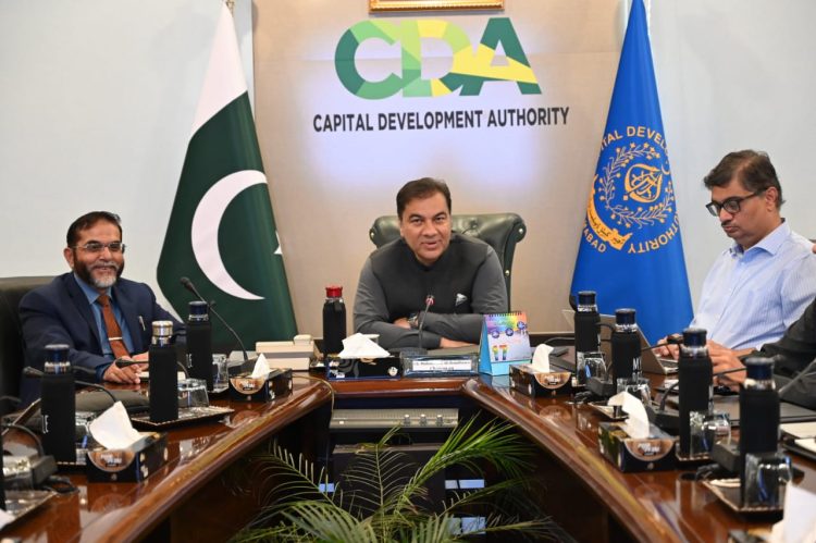 Chairman CDA chaired the meeting regarding making Islamabad a digital city