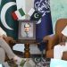Chief of the Naval Staff Admiral Naveed Ashraf exchanging views with H.E. Ms Marilina Armellin Ambassador of Italy at Naval Headquarters Islamabad