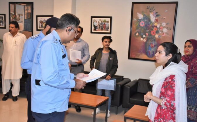 IG Islamabad holds open court to address public grievances