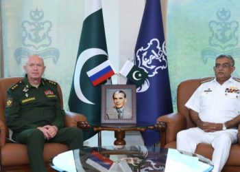 Russian Deputy Minister for Defence calls on Naval Chief at NHQ