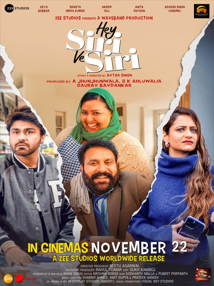 Acclaimed global Punjabi film, “Hey Siri Ve Siri” will grace the cinemas.