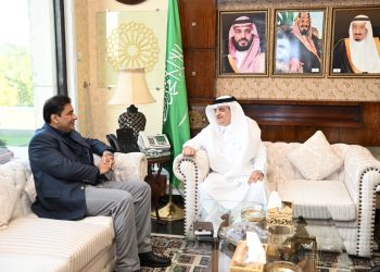 The Ambassador of the Custodian of the Two Holy Mosques in Pakistan, Mr. Nawaf bin Saeed Al-Maliki, received the Chairman CDA, Mr. Muhammad Ali Randhawa