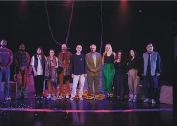 Spanish & Italian artists performed “Mr. & Mrs. Kraft” on the sixth day of Ajoka Dosti International Theatre Festival.
