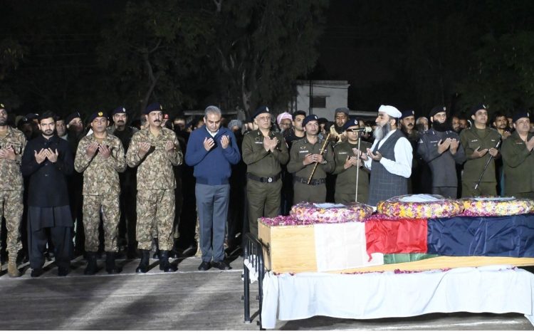 IG Punjab pays tribute to Constable Muhammad Mubashar Bilal for sacrificing his life in the line of duty.