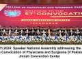 Speaker National Assembly Sardar Ayaz Sadiq’s speech at the convocation of College of Physicians and Surgeons of Pakistan