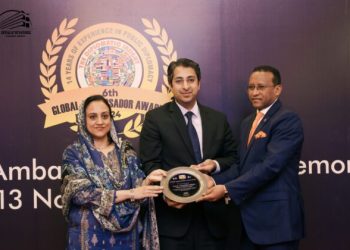 Ethiopian ambassador honored ‘Global Ambassador Award’ for outstanding performance
