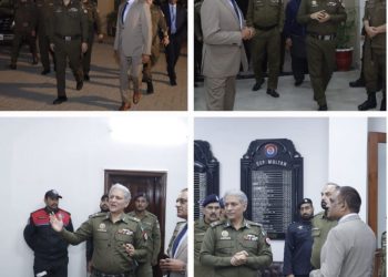 IG Punjab Dr. Usman Anwar’s visited CPO Complex Multan.