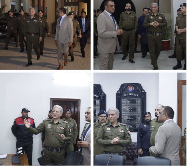 IG Punjab Dr. Usman Anwar’s visited CPO Complex Multan.