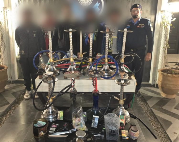 Islamabad Police arrest 5 accused in ongoing crackdown on Sheesha Cafés