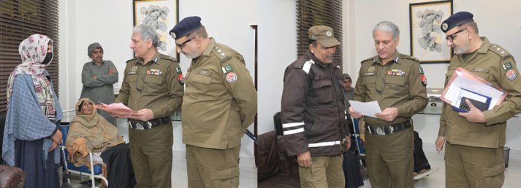 Central Police Office: IG Punjab  met with Police Employees and Their Families