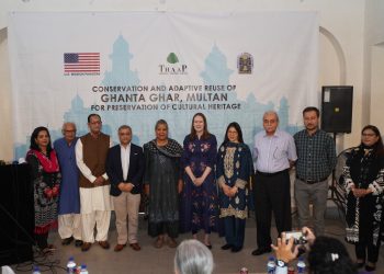 THAAP collaborates with WCLA to restore historic Ghanta Ghar in Multan.