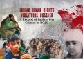 Posters highlight human rights violations by Indian troops in IIOJK