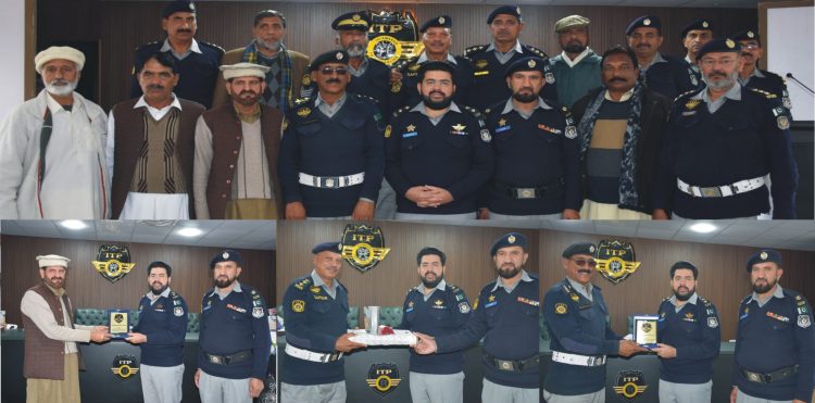 A formal farewell ceremony was held at Traffic Headquarters Faizabad in honor of the retiring officers.